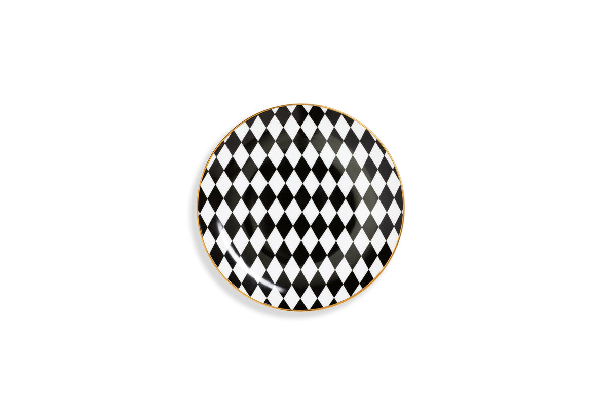 Eternal Noir "Full Patterned" Salad Plate