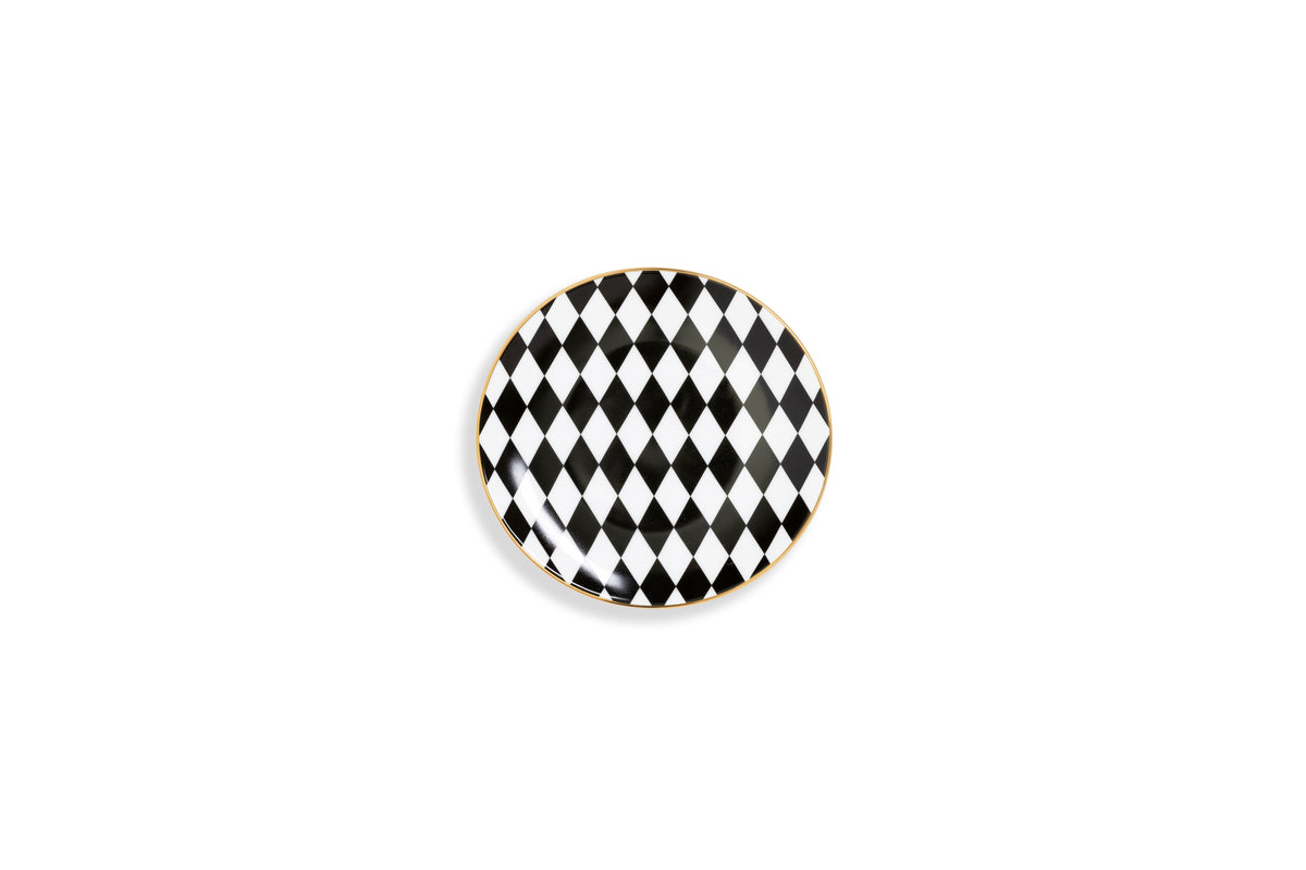 Eternal Noir "Full Patterned" Bread & Butter Plate